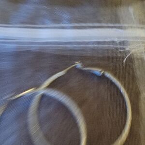 Lia Sophia Silver Hoop Earrings